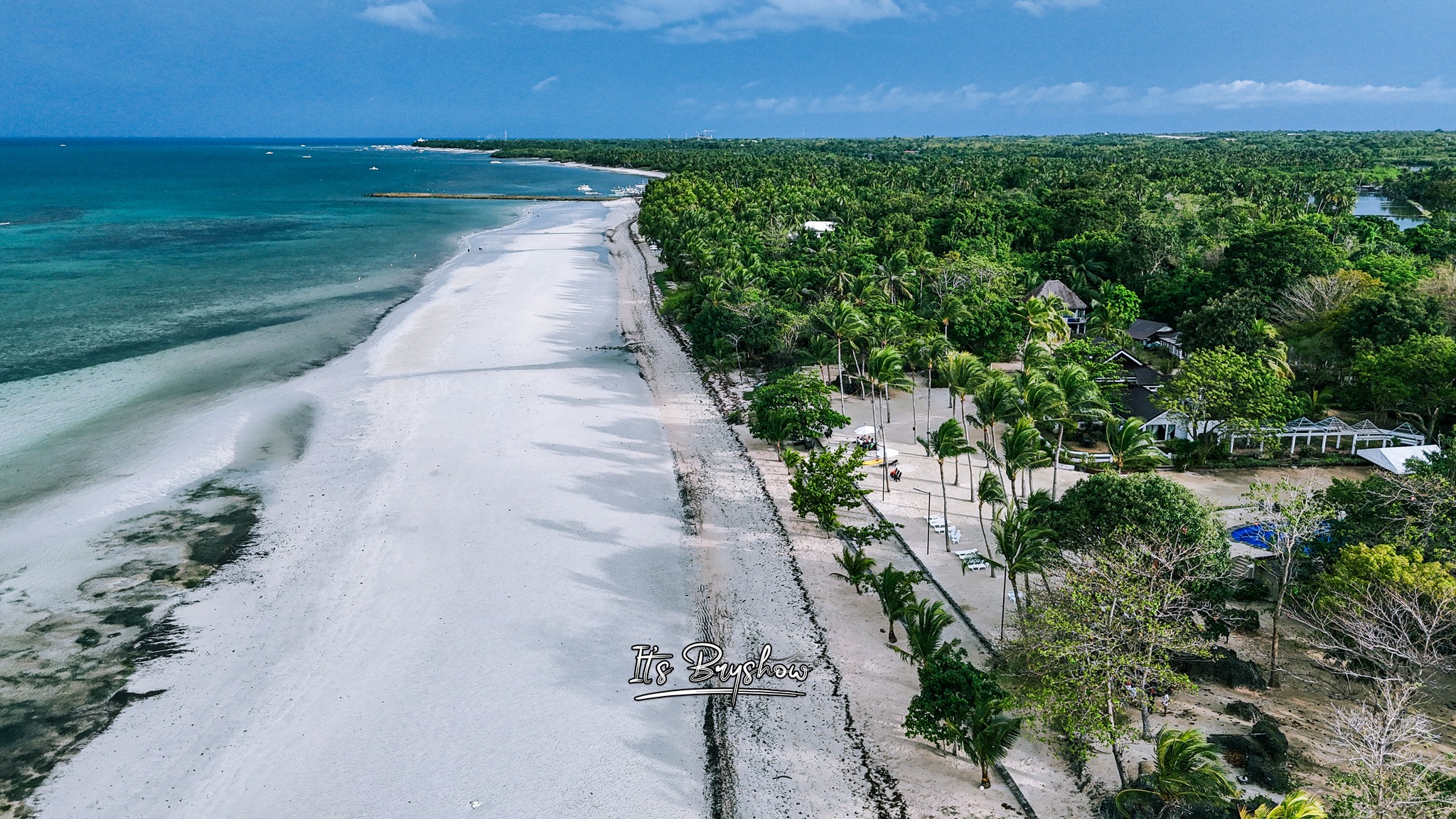 Bantayan Island's pristine white sand beach